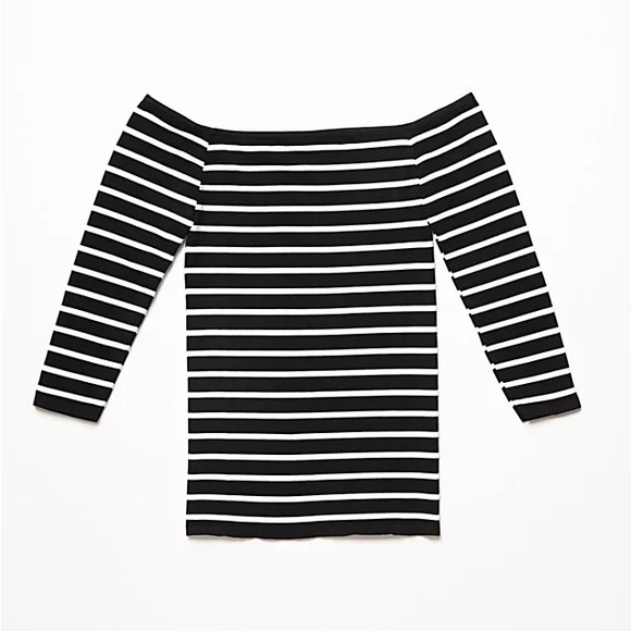 Free People Tops - NWOT Intimately by Free People Off-Shoulder Striped Seamless Top M/L